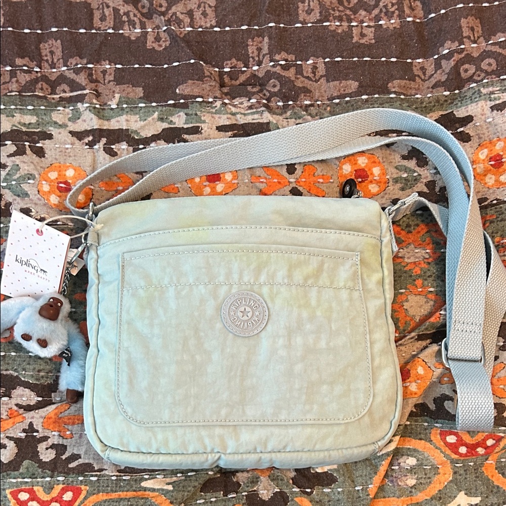 Kipling Sebastian Crossbody Bag in Serenity color